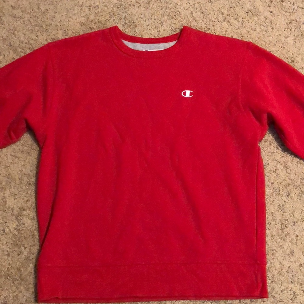 Red Champion Sweatshirt
